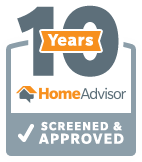 10 Years on Home Advisor Badge
